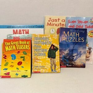 Kids Math Puzzle Book Set